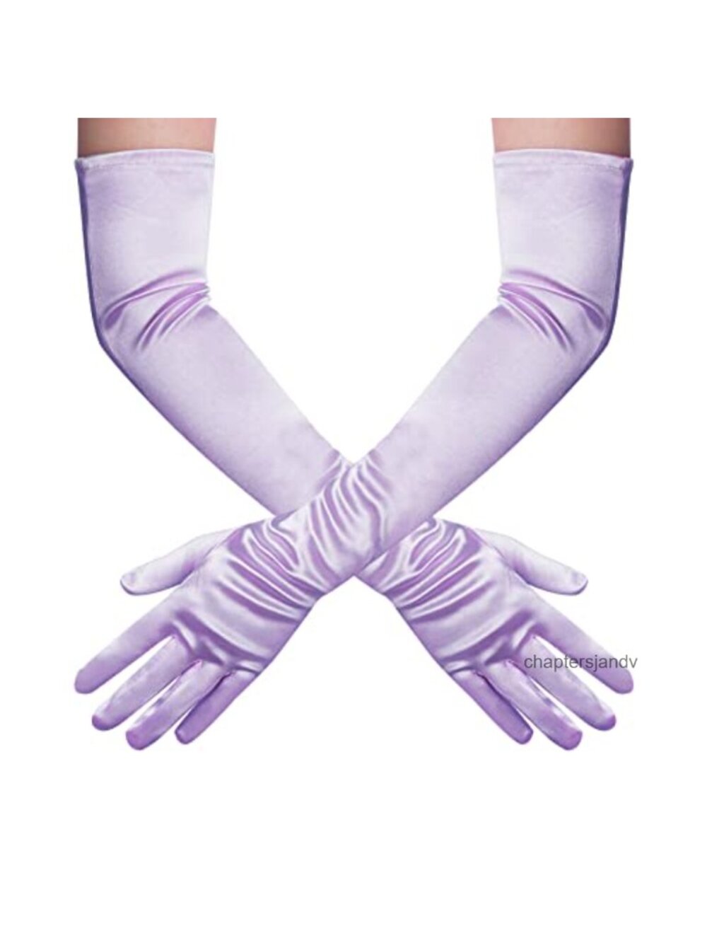 Satin Opera Gloves Elbow Length for Women 1920s Costume Bridal